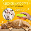 Cepillo Limpiador de Vapor para Mascotas Anti Olores